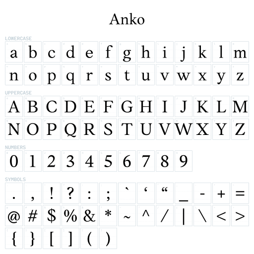 Anko (Serif)